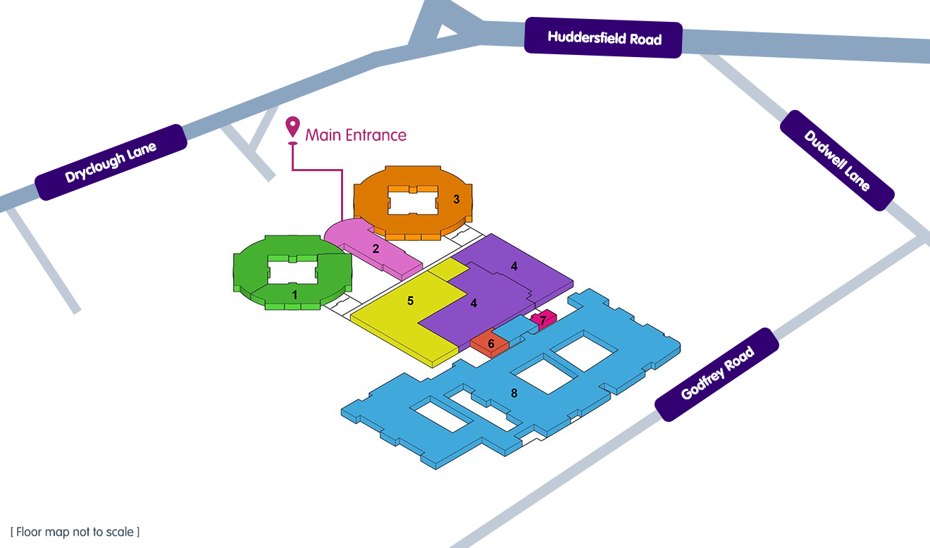Planned floor plan for the Third Floor at Calderdale Royal Hospital